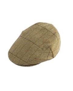 Alan Paine Mens Combrook Tweed Flat Cap
