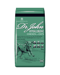 Dr John Dog Food Hypoallergenic Chicken with Oats 15kg