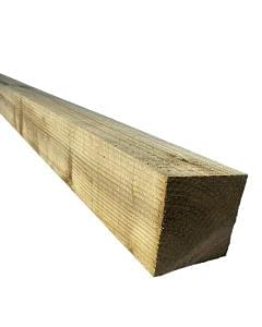 Sawn Timber Post Treated Green 100mm (W) X 100mm (D) X 2.4m (L)