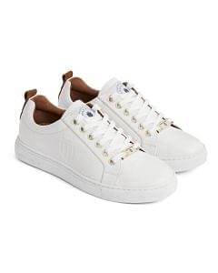 Fairfax & Favor Womens Finchley Leather Trainers White