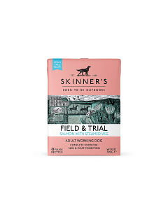 Skinners Field & Trial Salmon with Steamed Veg Adult Dog Food 390g