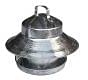 Galvanised Outdoor Poultry Feeder 6.5kg 