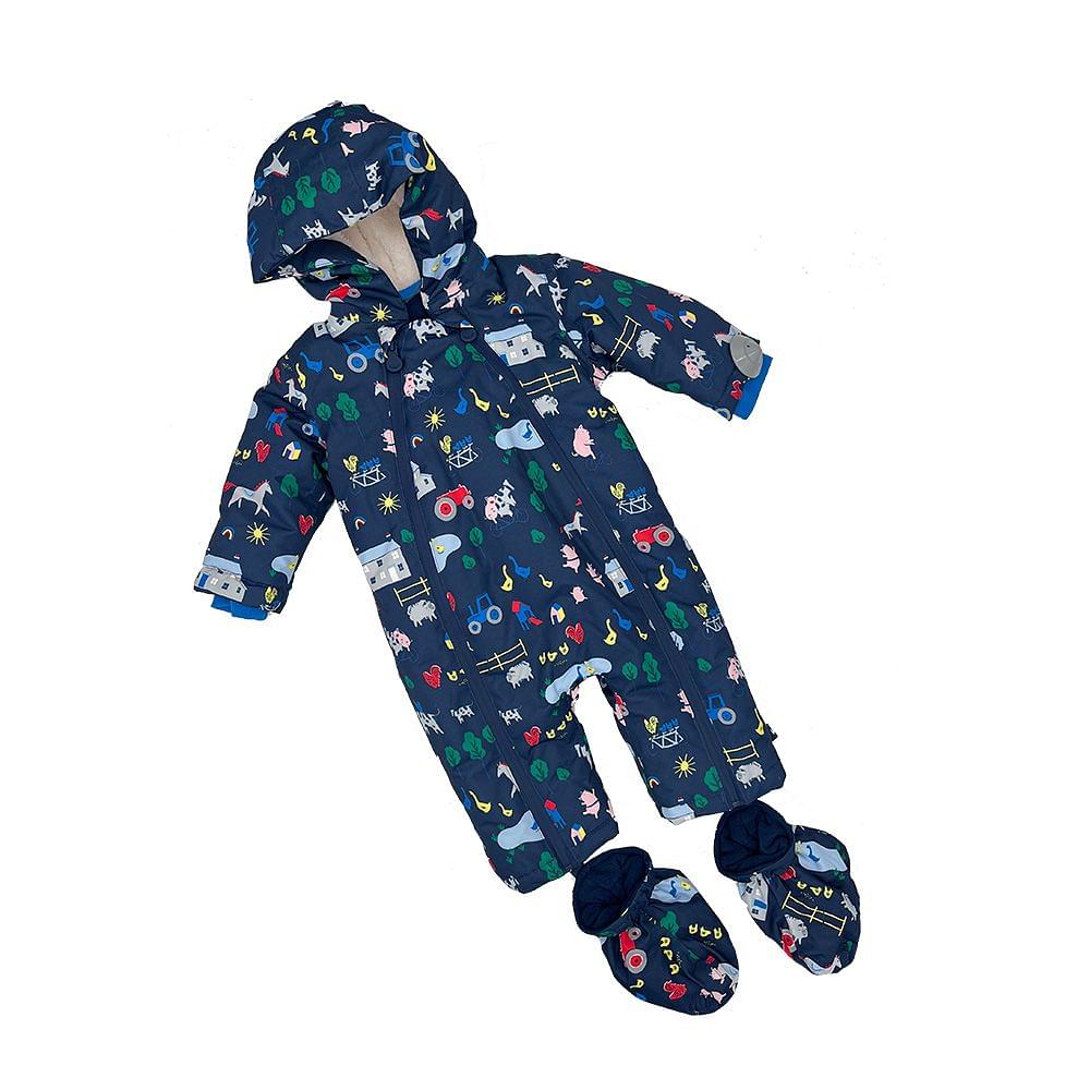 Joules top boys snowsuit