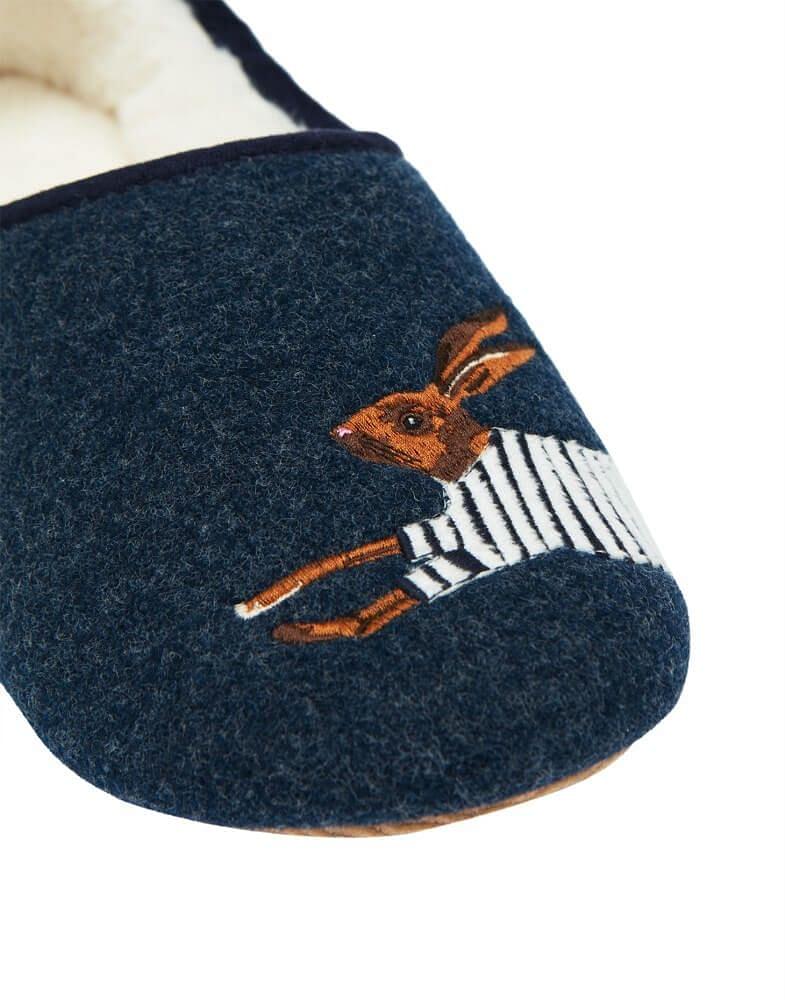Joules hare slippers store