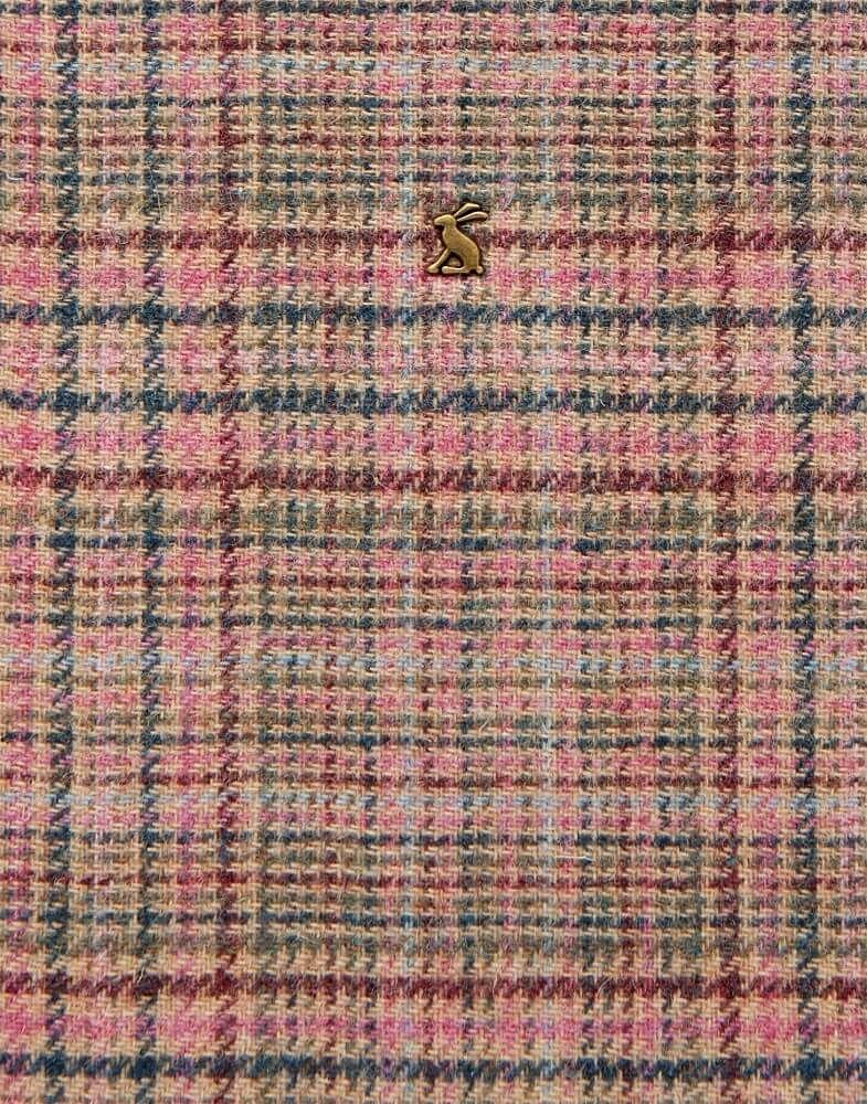 Joules pink discount tweed bag