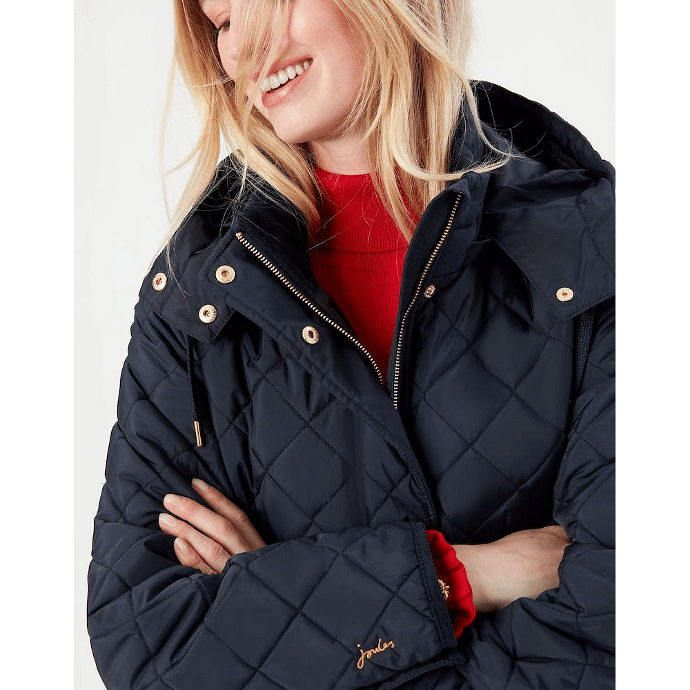 Joules Ladies Chatham Longline Quilted Coat Chelford Farm Supplies