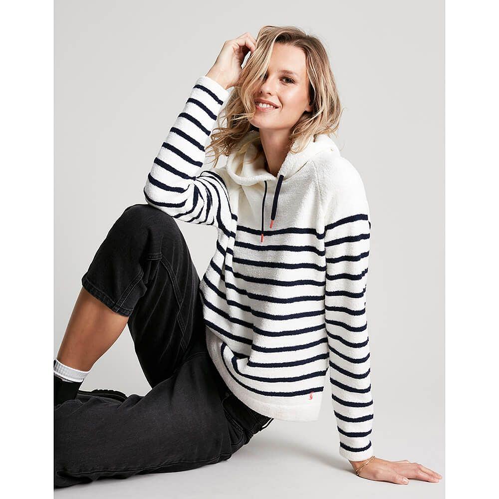 Joules hot sale striped hoodie