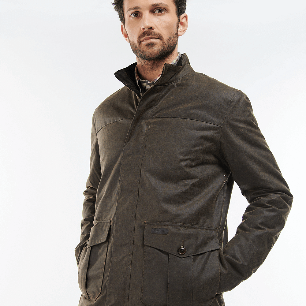 Barbour Mens Sheldon Waxed Cotton Jacket | Buy Online