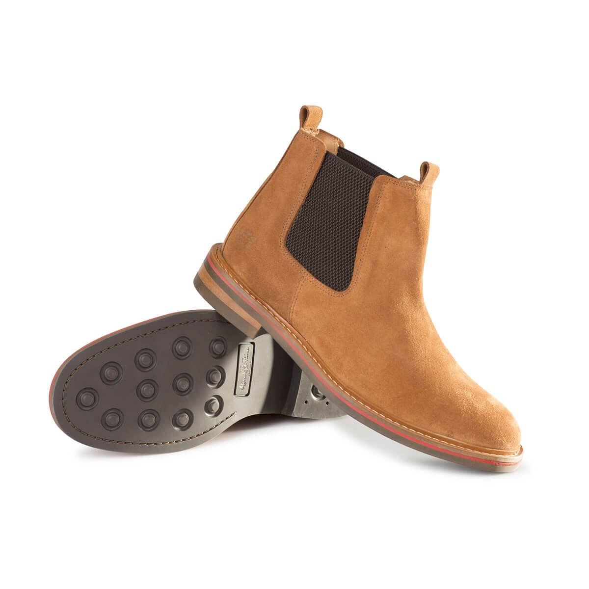 Light tan chelsea boots cheap mens