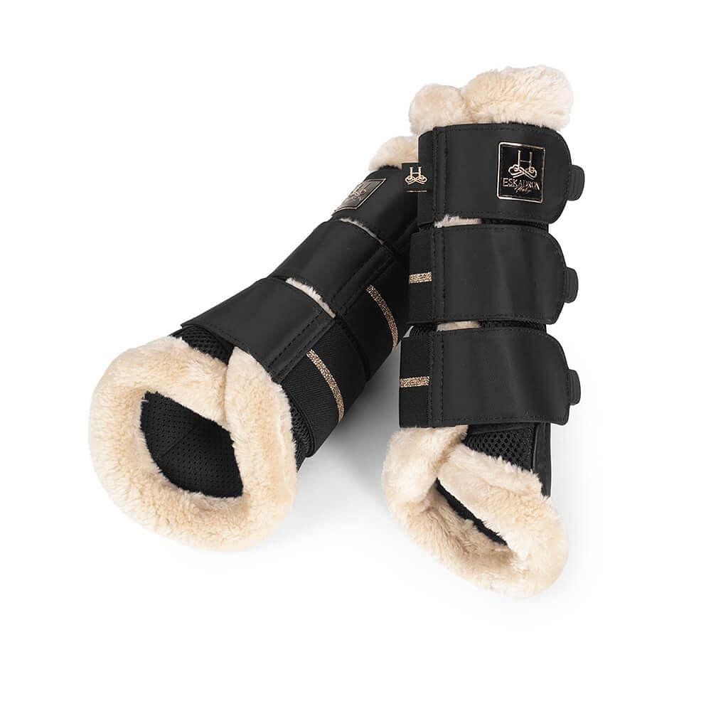 Eskadron faux fur tendon boots online
