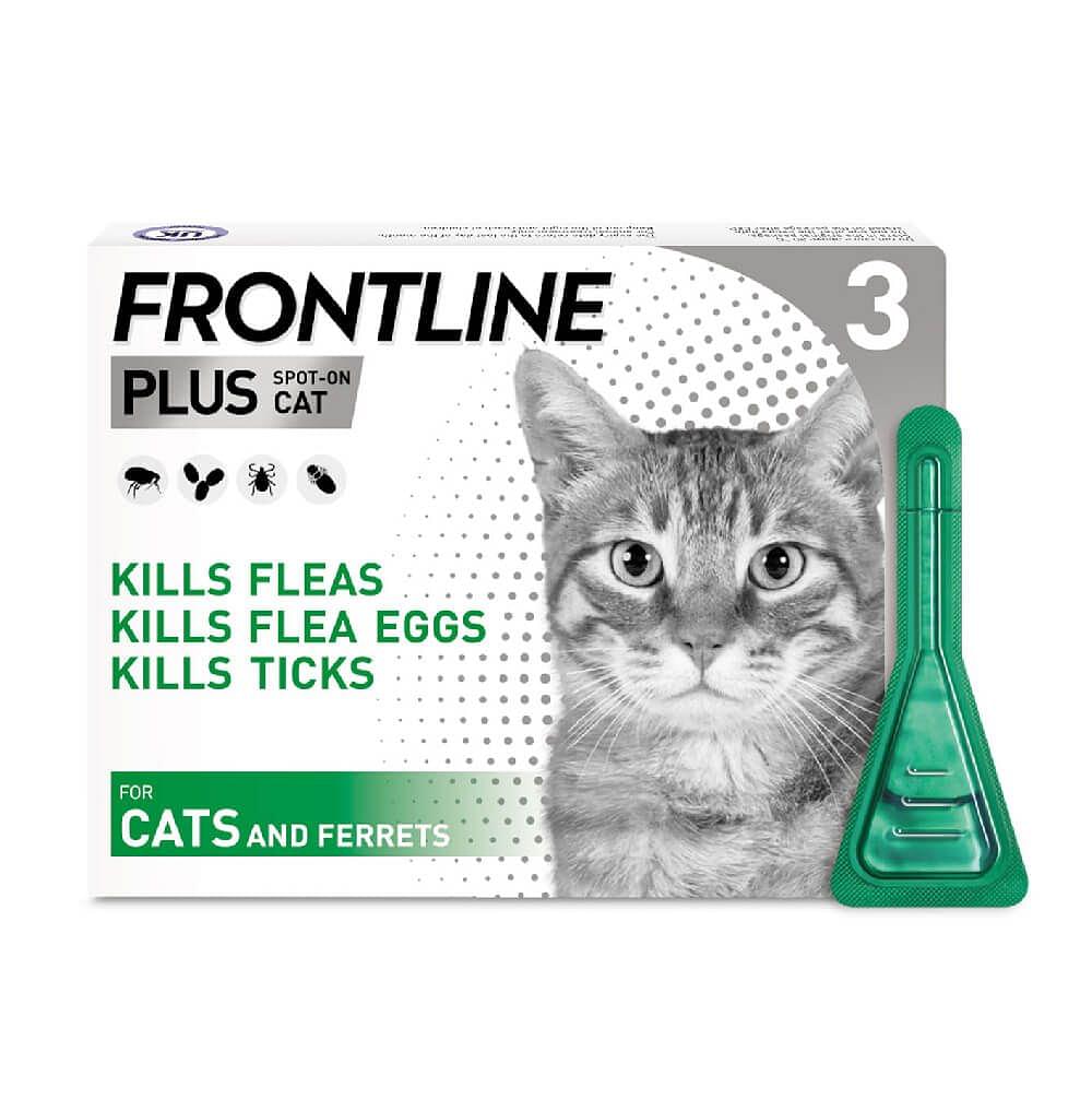 Flea drops for cats clearance