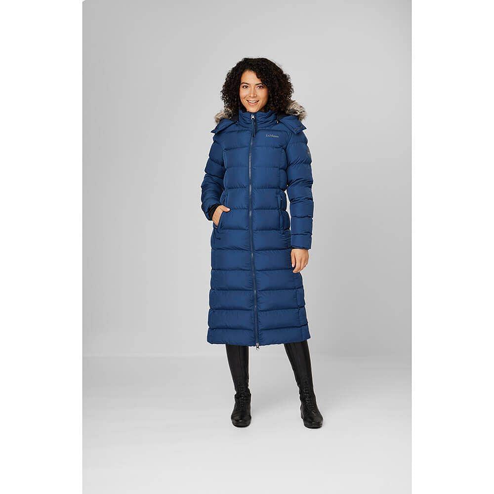 Harper quilted cheap longline coat