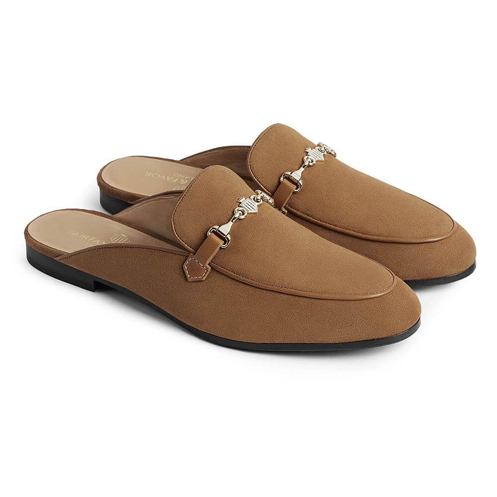 Suede mule best sale