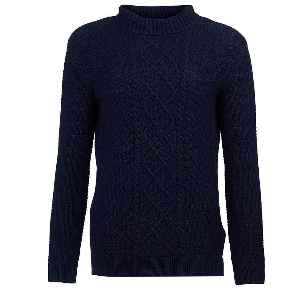 Barbour Ladies Leith Roll Neck Sweater Navy - Cheshire, UK