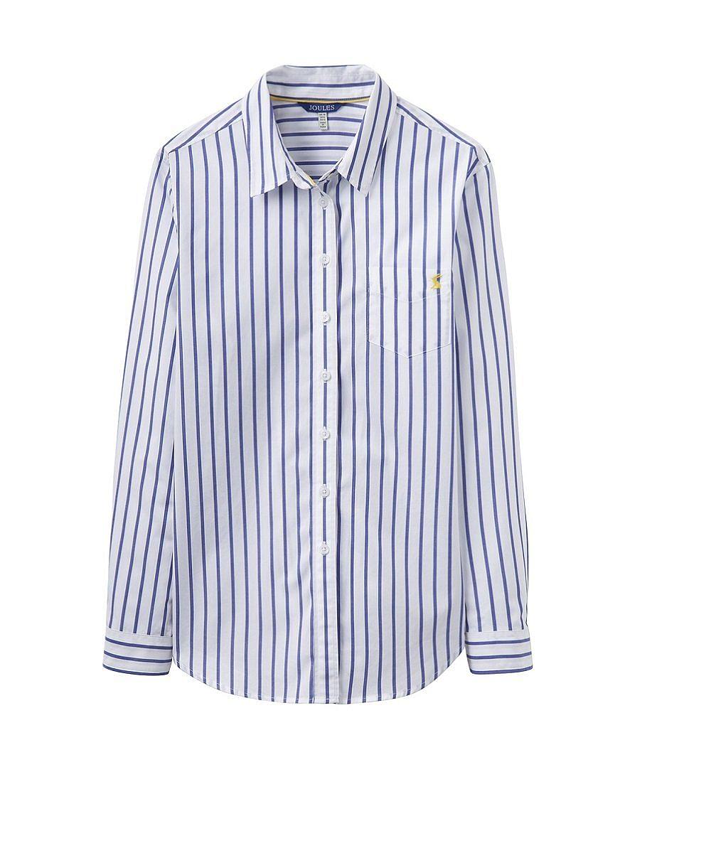 Joules Ladies Lucie Classic Shirt Pale Blue Stripe from Chelford Farm ...