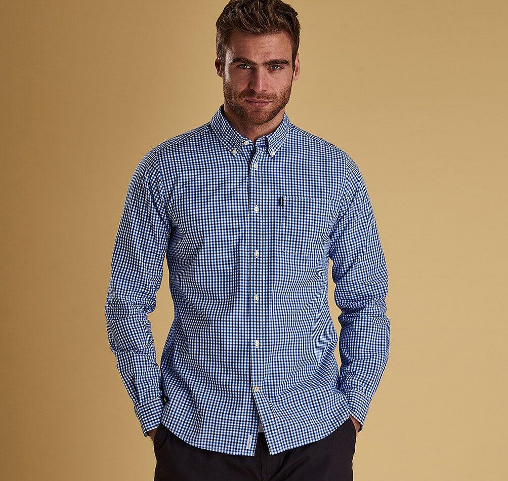 Barbour Mens Gingham 1 Tailored Fit Shirt - Cheshire, UK