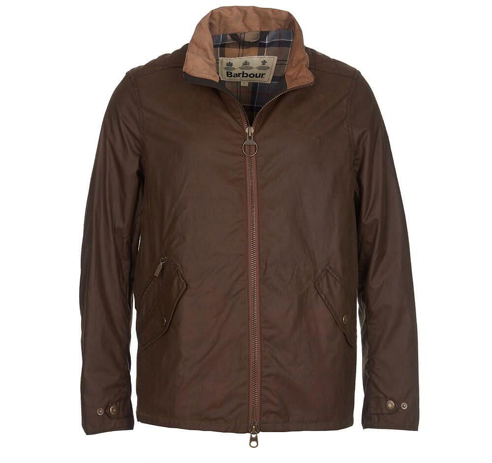 Barbour Mens Claxton Waxed Cotton Jacket - Cheshire, UK