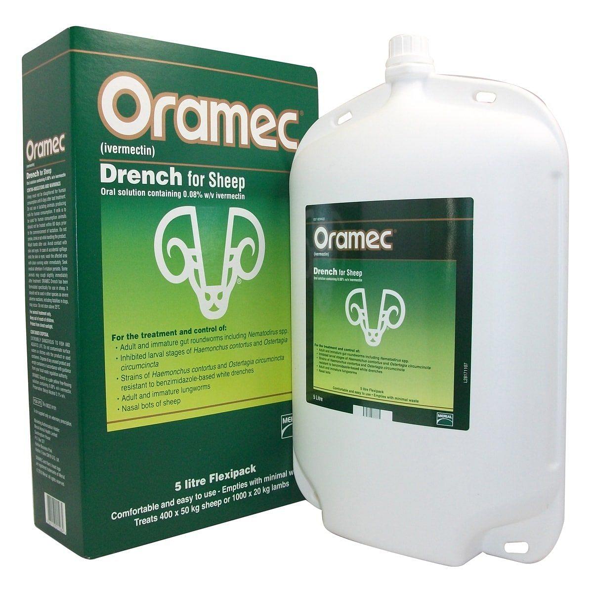 Oramec Drench Sheep Wormer 2.5 litre | Chelford Farm Supplies