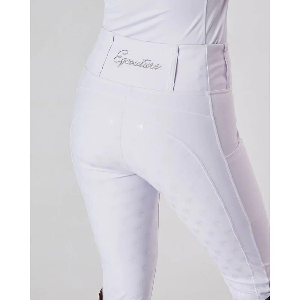 Horse Riding Competition Leggings / Breeches Next Day Delivery - WHITE –  Eqcouture