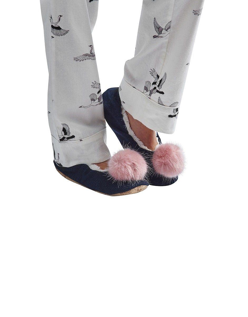 Joules pom discount pom slippers