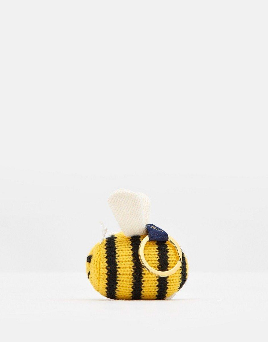 Joules Coxwold Knitted Bumble Bee Keyring