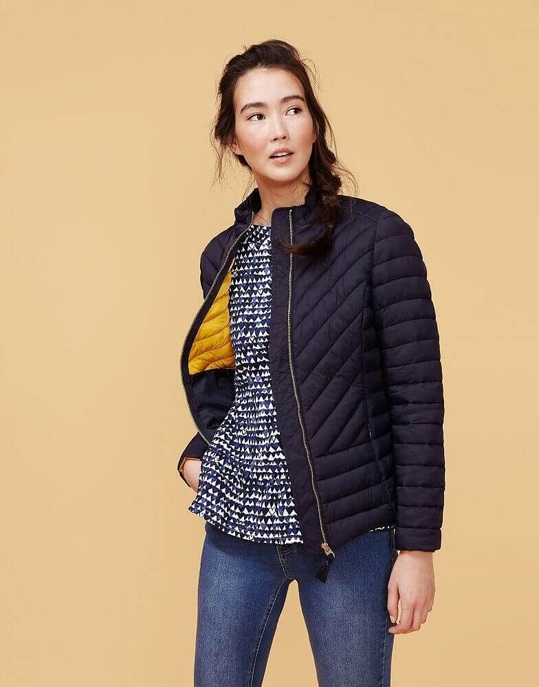 Joules elodie sale chevron jacket