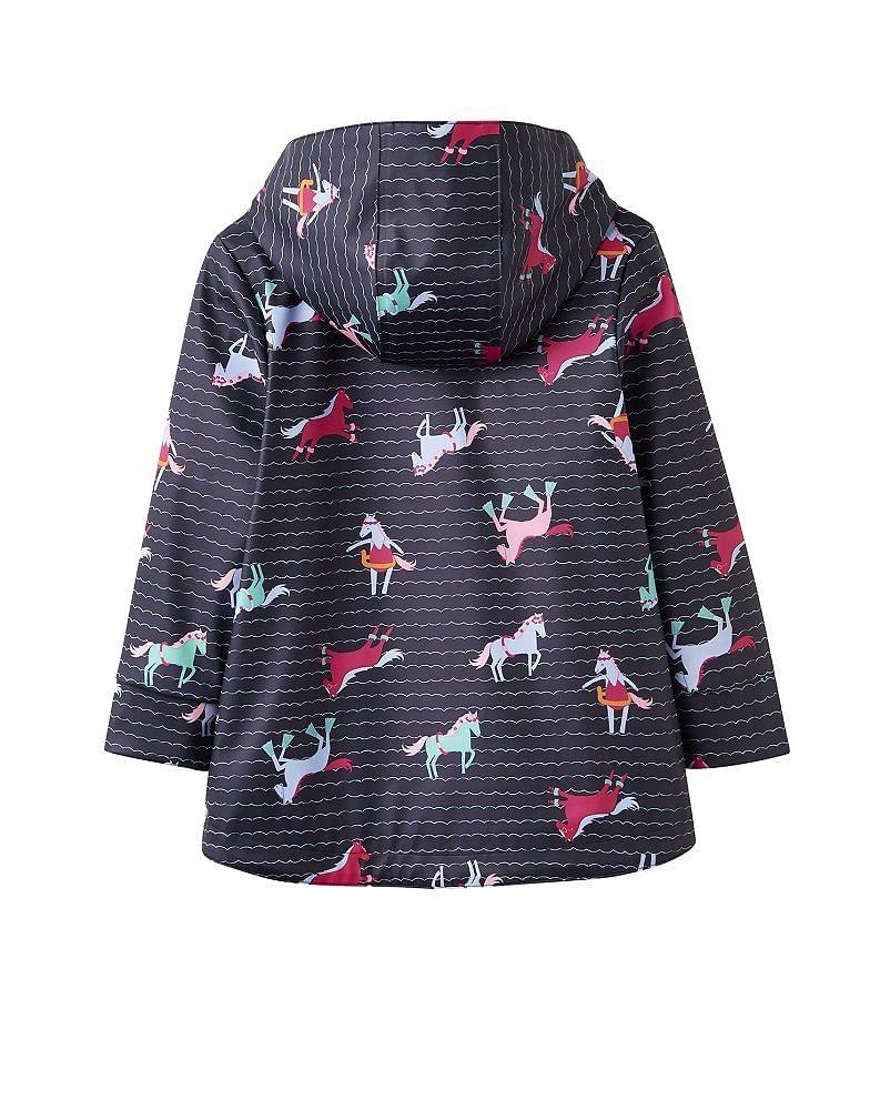 Joules Jnr Raindance Rubber Coat French Navy Sea Pony Chelford