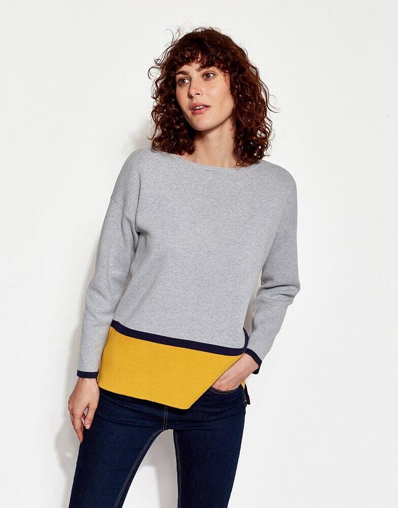 Joules ochre jumper hotsell