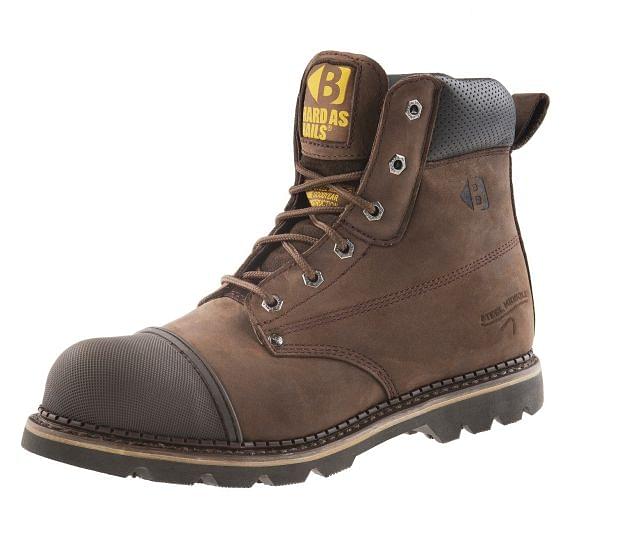 Buckler Steel Toe/Midsole Boot Brown B301SM