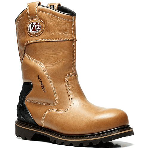 V12 Tomahawk Vintage Waterproof Safety Rigger Boots