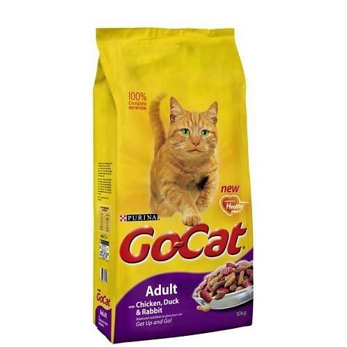 Go Cat Complete Adult Duck Rabbit & Chicken Cat Food 10kg