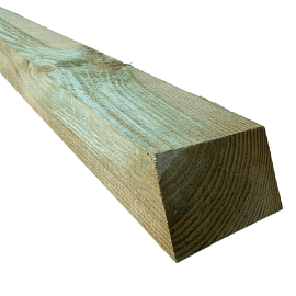 Sawn Timber Post Treated Green 1.W.W 75mm (W) x 100mm (D) x 1.8m (L)