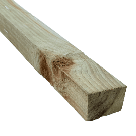 Sawn Timber Rail Treated Green 75mm (W) x 47mm (D) x 3.6m (L)