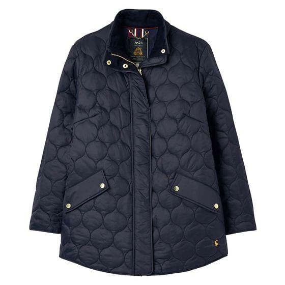 Joules Ladies Rosedale Mid Length Quilted Coat | Buy Online