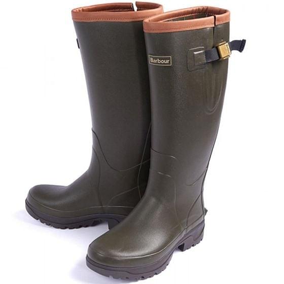 Barbour Mens Tempest Wellington Boots Olive from Chelford Farm Supplies