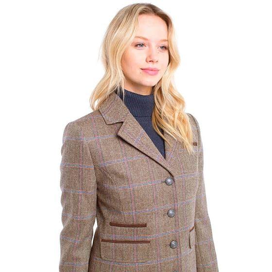 Dubarry Ladies Blackthorn Tweed Coat Woodrose