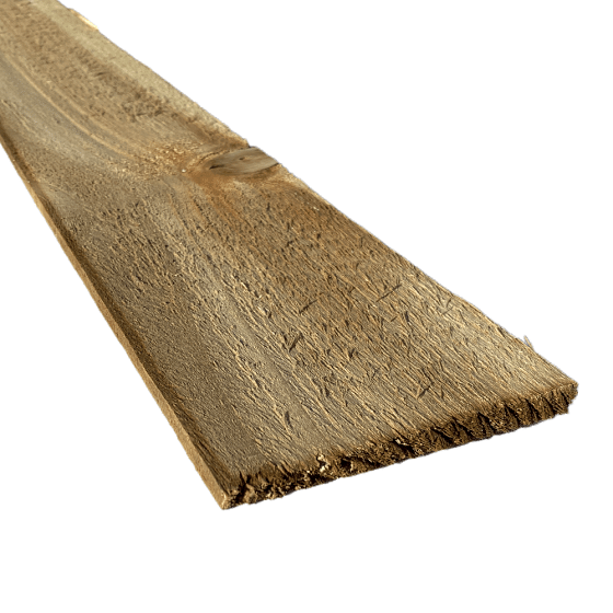 Feather Edge Timber Board Treated Green 125mm (W) x 1.2m (L)
