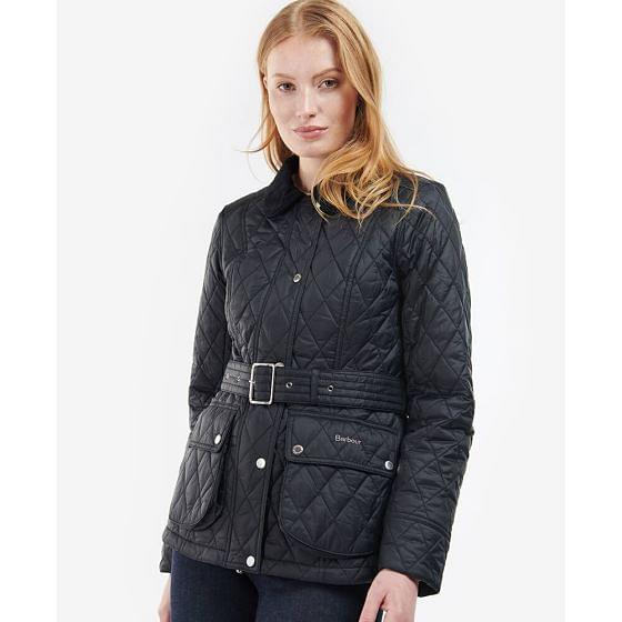 Barbour Ladies Trefoil Belted Quilt Jacket | Buy Online