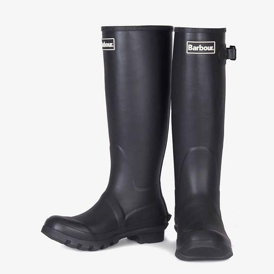 Barbour Ladies Bede Wellington Boots Black | Buy Online