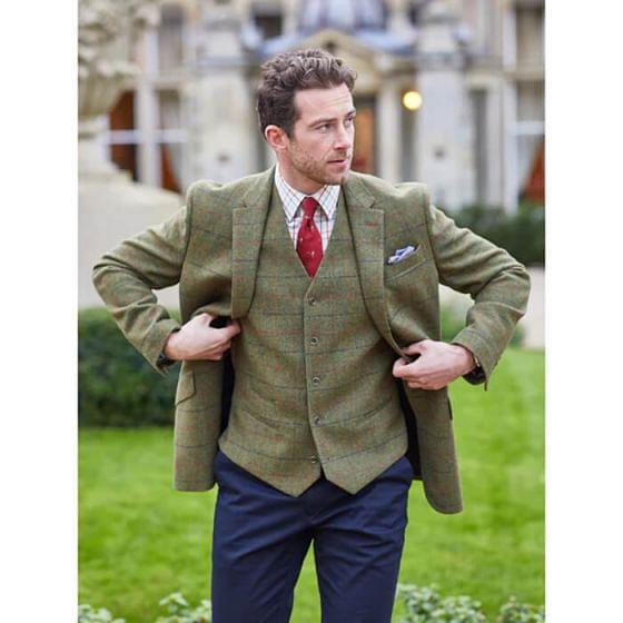 Alan Paine Mens Surrey Tweed Blazer Highland