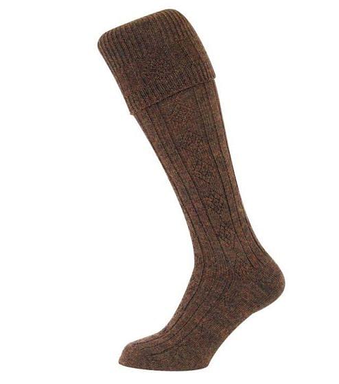 Hoggs of Fife Country Cable Sock