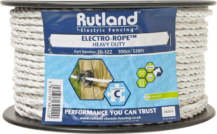 Rutland 6mm Electro-Rope White