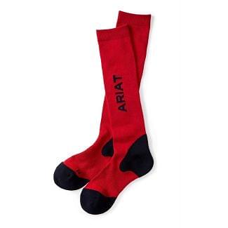 Ariat TEK™ Performance Socks Red & Navy