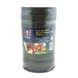 Fenceman Electric Fencing 40mm High Performance Tape Green - Cheshire, UK