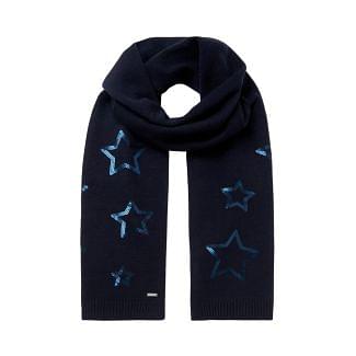 Joules Ladies Tilda Sequin Star Knitted Scarf

