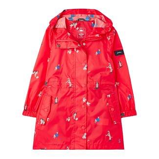 Joules Kids Girls Golightly Printed Waterproof Packable Jacket