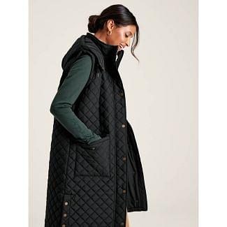 Joules Womens Chatham Quilted Longline Gilet