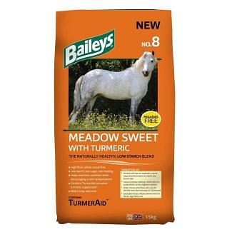 Baileys No.8 Meadow Sweet With Tumeric Horse Feed 15kg