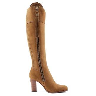 Fairfax & Favor Ladies High Heeled Regina Suede Boots