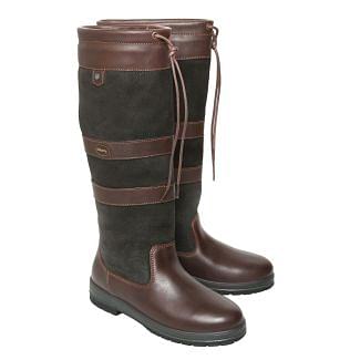 Dubarry Ladies Galway Country Boots Black/Brown